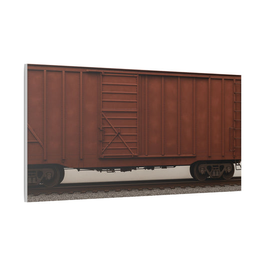 Stretched Canvas Art, Vintage Train Wall Decor, Rustic Home Decor, Train Enthusiast Gift, Railroad Artwork, Unique Wall Art